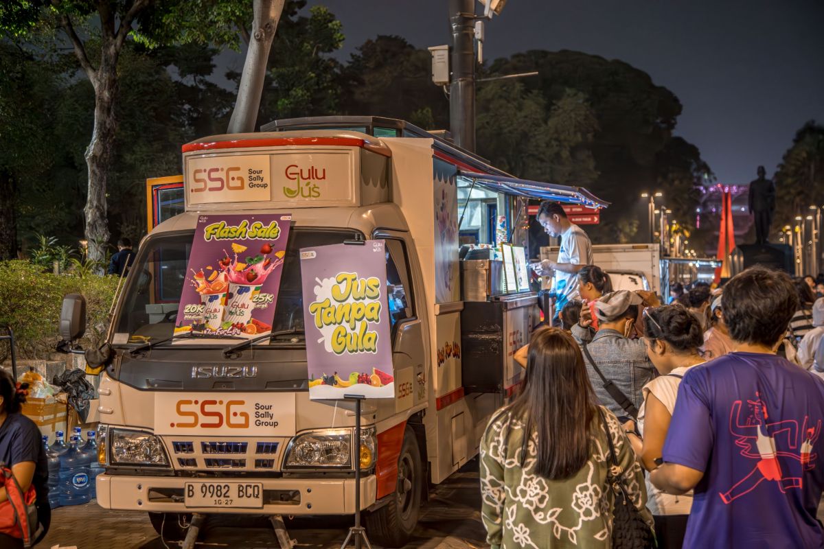 Gulu Jus hadirkan jus sehat lewat “foodtruck” sapa pegunjung GBK