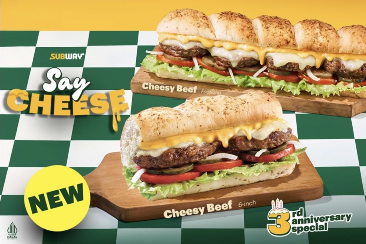 Cheesy Beef jadi menu baru di Subway